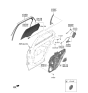 Diagram for Hyundai Genesis GV70 Tailgate Lock Actuator Motor - 81410-AR200