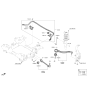 Diagram for 2022 Hyundai Santa Cruz Sway Bar Link - 54830-C5000