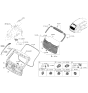 Diagram for 2023 Hyundai Genesis Electrified GV70 Weather Strip - 81761-IT000