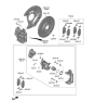 Diagram for Hyundai Genesis Electrified GV70 Brake Caliper Bracket - 58210-DS000