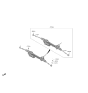 Diagram for Hyundai Genesis Electrified GV70 Rack And Pinion - 57700-DS100