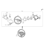 Diagram for Hyundai Genesis Electrified GV70 Cruise Control Switch - 96710-DS000-4X