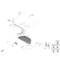 Diagram for Hyundai Genesis Electrified GV70 Hood Latch - 81130-DS000