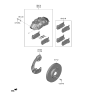 Diagram for Hyundai Genesis Electrified GV70 Brake Dust Shield - 51755-DS000