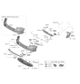 Diagram for 2022 Hyundai Genesis GV70 Parking Assist Distance Sensor - 99310-Q0000-PH3