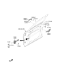 Diagram for Hyundai Genesis Electrified GV70 Door Check - 76980-AR000