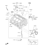 Diagram for Hyundai Crankshaft Seal - 21130-3C151