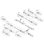 Diagram for Hyundai Axle Shaft - 49560-C5450