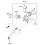 Diagram for 2013 Hyundai Santa Fe Steering Column - 56310-2W900