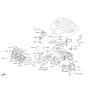 Diagram for Hyundai Santa Fe XL Engine Cover - 29240-3CFB0