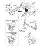 Diagram for 2016 Hyundai Santa Fe Sport Ambient Temperature Sensor - 97280-2W001