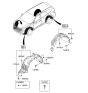 Diagram for 2013 Hyundai Santa Fe Wheelhouse - 86812-B8000