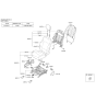 Diagram for 2013 Hyundai Santa Fe Seat Cushion - 88108-B8530-ZZB