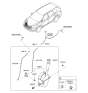 Diagram for Hyundai Washer Reservoir - 98620-2W000