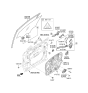 Diagram for 2017 Hyundai Santa Fe Door Latch Cable - 81371-2W000