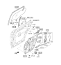 Diagram for 2017 Hyundai Santa Fe Window Regulator - 83471-B8000