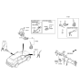 Diagram for 2014 Hyundai Santa Fe Door Lock Cylinder - 81905-2W000