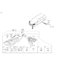 Diagram for Hyundai Light Control Module - 92190-2W300