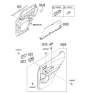 Diagram for Hyundai Santa Fe Weather Strip - 83231-B8000