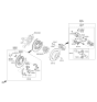 Diagram for 2015 Hyundai Santa Fe Sport Brake Caliper - 58310-2WA01