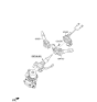 Diagram for 2015 Hyundai Santa Fe Turn Signal Switch - 93410-4Z100