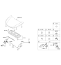 Diagram for Hyundai Santa Fe Sport Hood Cable - 81190-2W100