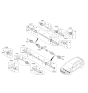 Diagram for Hyundai Nexo CV Joint - 495L1-M5000