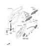 Diagram for 2019 Hyundai Nexo Door Latch Assembly - 81420-M5000