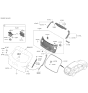 Diagram for 2023 Hyundai Nexo Tailgate Latch - 81801-M5100