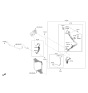 Diagram for 2022 Hyundai Nexo A/C Hose - 97775-M5490