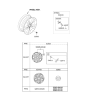 Diagram for 2019 Hyundai Nexo Spare Wheel - 52905-M5420