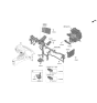 Diagram for Hyundai Nexo Engine Control Module - 99960-M5700