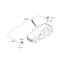 Diagram for 2019 Hyundai Nexo Antenna - 96210-M5300-R3C