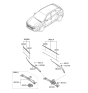 Diagram for 2022 Hyundai Nexo Wiper Motor - 98100-M5000