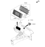 Diagram for 2020 Hyundai Nexo Speedometer - 94001-M5050