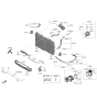 Diagram for Hyundai Nexo Radiator Hose - 25415-M5000