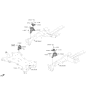 Diagram for 2019 Hyundai Nexo Motor And Transmission Mount - 21825-M5100