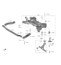 Diagram for 2023 Hyundai Nexo Front Cross-Member - 62405-M5050