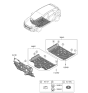 Diagram for 2021 Hyundai Nexo Dash Panels - 84120-M5000