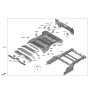 Diagram for 2021 Hyundai Nexo Front Cross-Member - 65632-M5000