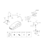 Diagram for 2019 Hyundai Nexo Brake Line - 58731-M5000