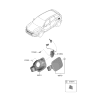 Diagram for Hyundai Nexo Fuel Door - 69510-M5000