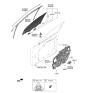 Diagram for Hyundai Nexo Door Moldings - 82850-M5000