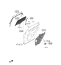 Diagram for Hyundai Nexo Door Moldings - 83850-M5000