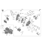 Diagram for Hyundai Nexo Heater Core - 97138-M5000