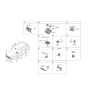 Diagram for 2019 Hyundai Nexo Antenna - 95460-M5400