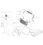 Diagram for Hyundai Nexo Tailgate Lift Support - 81831-M5000
