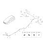 Diagram for 2023 Hyundai Nexo Brake Line - 58737-M5000