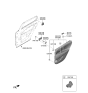 Diagram for 2019 Hyundai Nexo Door Handle - 83610-M5000-MGM