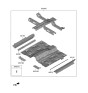 Diagram for Hyundai Nexo Floor Pan - 65100-M5000